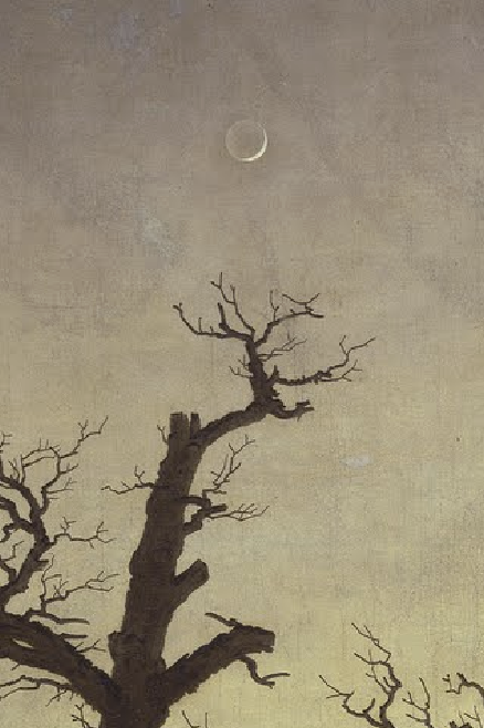 Detail aus dem Gemälde Eichwald von Caspar David Friedrich